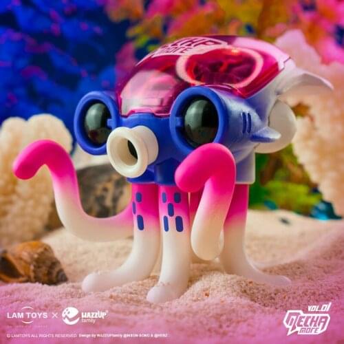 Lam Toys & WAZZUPbaby Chameleon Moer Blind Box Figure First Doll Doll Decoration Gift Cute Girl Heart Figure desk decoration