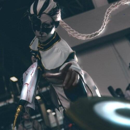 Hot Game Identity V Black and White Xie Bi An Fan Wujiu Cosplay Costume halloween costumes for Men Women Full Set