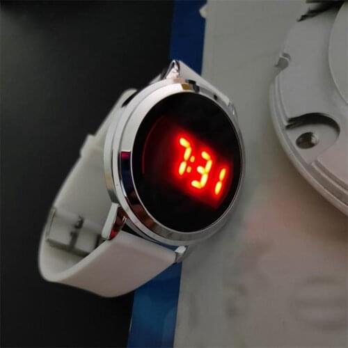 Fashion Couple Watch Men Simple LED Electronic Touch Screen Digital Business Watch Wristwatch