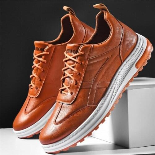 New Fashion Mens shoes classics Mens casual shoes PU leather Sneakers comfort mens leather shoes Mens running shoes