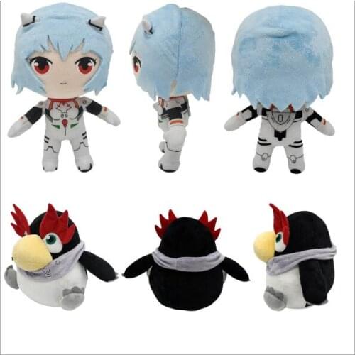Rei Plush Toy Stuffed Soft Kawaii Ayanami Rei Plush Anime Doll Toy Birthday Christmas Gift For Kids 20cm