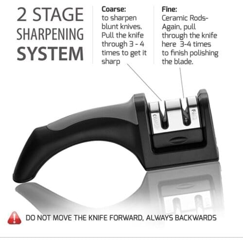 New Detachable Knife Sharpener Kitchen Sharpening System Hot 2 stage Knife Sharpener Tungsten Steel Grinder Knife Tool