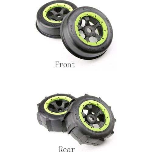 Front and Rear Sand Tyres Set for 1/5 Hpi Rovan Km Baja 5t 5sc Rc Car Parts