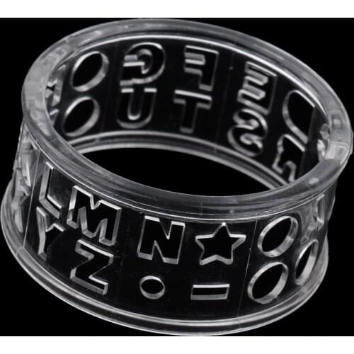 Letter Pattern Golf Ball Liner Marker Template Drawing Tool Putting Aids Accessories