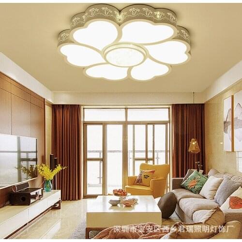 New Fashion Atmosphere Led Ceiling Lamp Living Room Warm Wedding Room Lamp Creative Modern Minimalist Personality Bedroom Lamp