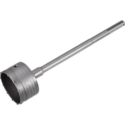Uxcell 100mm Wall Drill Bit Hole Saw 330mm Drilling Depth for SDS X5 Impact Drill