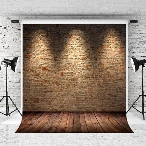 VinylBDS 2X3M Retro Brick Wall Photography Backdrops Vintage Wood For Anybody Backdrops Photo Studio NTZC-014
