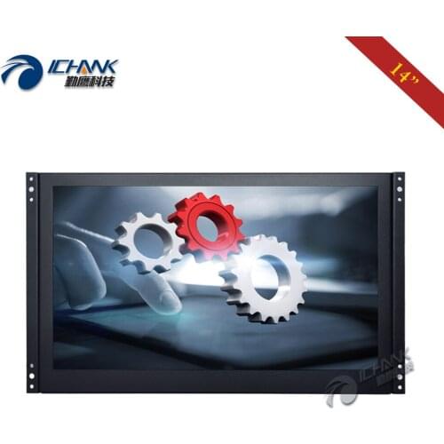 ZK140TC-25D/14" inch 1920x1080p HDMI Built-in Speaker Embedded Open Frame Drive free Capacitive Touch Monitor LCD Screen Display