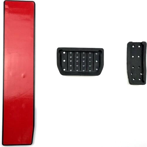 2021 Suitable For Model Tesla x s Non Perforated Metal Accelerator Brake Rest Area Pedal Modification