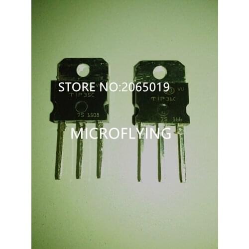 5PAIR/10PCS TIP36C TIP35C TIP36 TIP35 25A 100V TO-3P Power amplifier tube IC