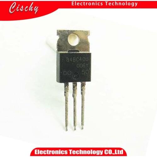 5pcs IRG4BC40U TO220 G4BC40U G4BC40UD TO-220 20A 600V Power IGBT transistor
