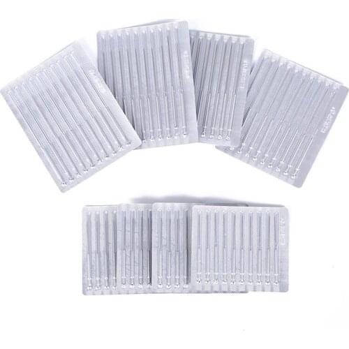 50pcs/pack Acupuncture Needle Disposable Sterile Acupuncture Needles Sterile Acupuntura Asepsis Aluminum Foil Packing