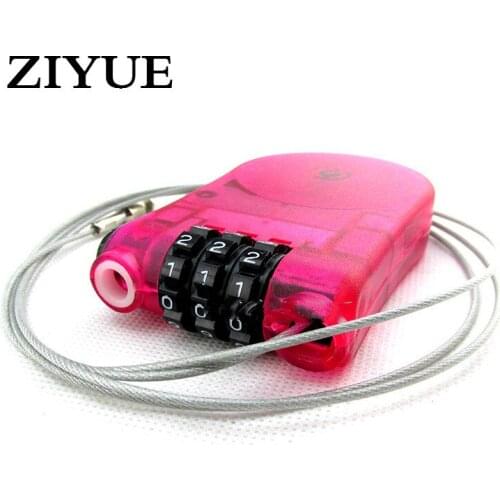 Free Shipping Telescopic 116 Cm Rope Big Laptop Travel Box Lock Combination Zipper Luggage Suitcase Box Travel Bag Locks 3 Digit