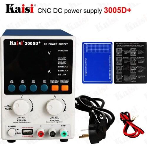 30V 5A CNC DC Power Supply 4 Bits Adjustable Digital Display Phone Repair Voltage Regulator Laboratory Power Supply Kaisi 3005