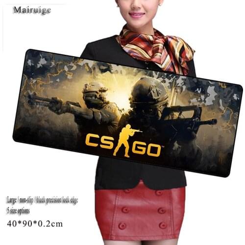 Mairuige CS Go 900*400mm Locking Edge Large Gaming Mouse Pad Mouse Mats Pad for PC Computer Laptop Notbook for League of Legends