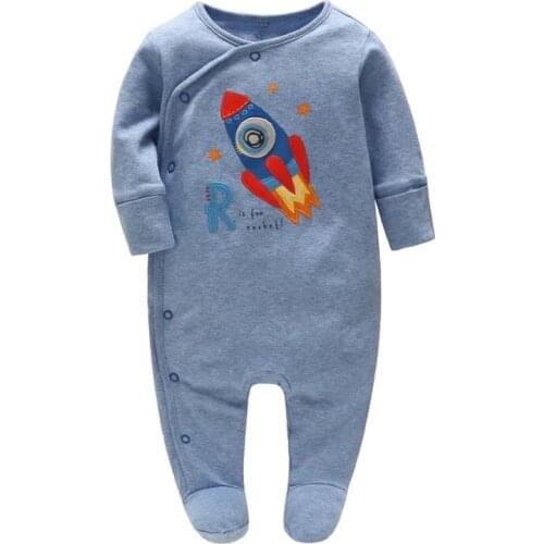 Newborn Baby Boys Clothes Babies Girls Romper Jumpsuit Pajamas One Pieces Long Sleeve 3 6 9 12 Months Infant Rompers