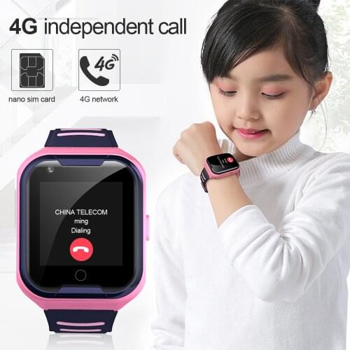 4G Childrens Smart Watch GPS Location Tracker Wifi IP67 Waterproof 1.4-inch Display Camera with Video Smartwatch Children