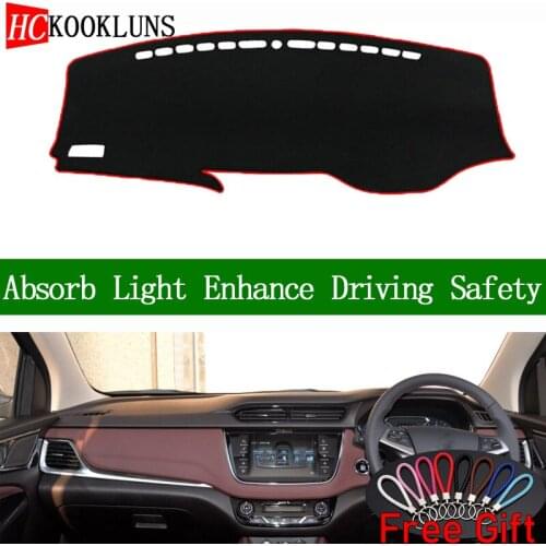 For changan LINMAX 2017 Right Hand Drive Dashboard Cover Car Stickers Sun Shade Dash Mat Carpet Interior Accessories