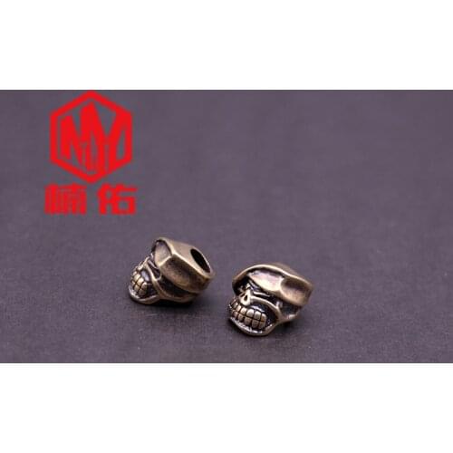 EDC Brass Beret Paracord Knife Beads Knife Hanging Buckle Telephone Pendant Multi-Function Tool Accessories