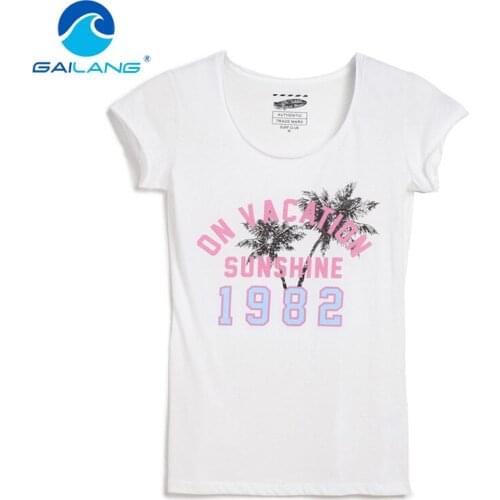 Женские футболки с принтом GAILANG China At AliExpress