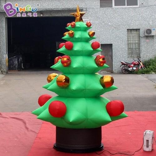 Customized 2.2m Tall Christmas Inflatable Tree, Small Inflatable Tree Indoor, Christmas Decorating for Xmas Outdoor Used
