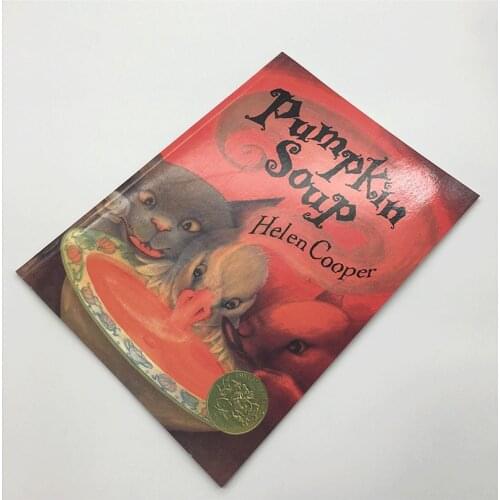 Pumpkin Soup Reading Story Picture Book for Children Learning English Language Classroom Montessori Educational Toy for Children