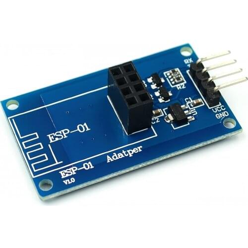 ESP8266 ESP-01 Serial WiFi Wireless Adapter Module 3.3V 5V Esp01 Breakout PCB Adapters Compatible For arduino
