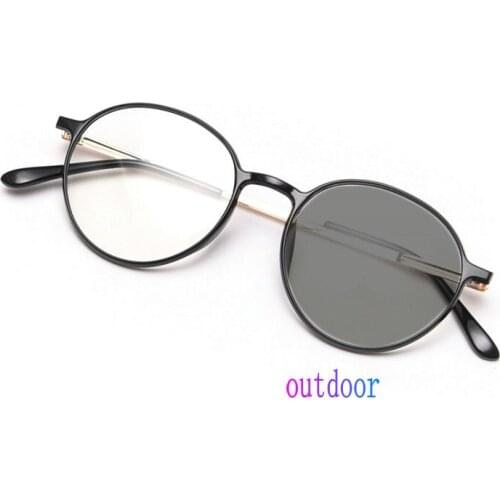 Fashion women myopia optical sunglasses sun photochromic finished optical glasses myopia prescription glasses frame FML