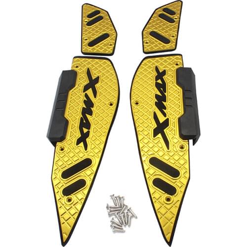 Motorcycle Xmax Footrest Foot Pads Pedal Plate For Yamaha Xmax 250 XMAX 250 300 400 2017 2018 2019 2020 Motorcycle Accessories