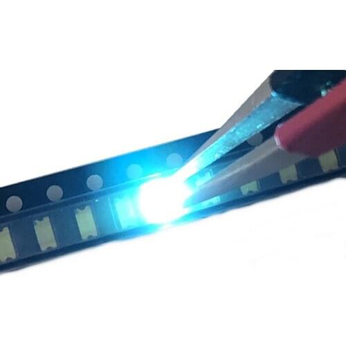 3216 1206 Ice Blue 0.01W Super Ultra Bright SMD LED Indication smd 1206 led clear blue 1206 diodes/100PCS