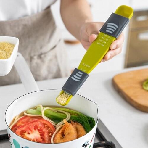 1pcs Measuring spoons Double End Eight Stalls Adjustable Scale Baking Measure Tools Multifunction Kitchen Measuring Tools 5z