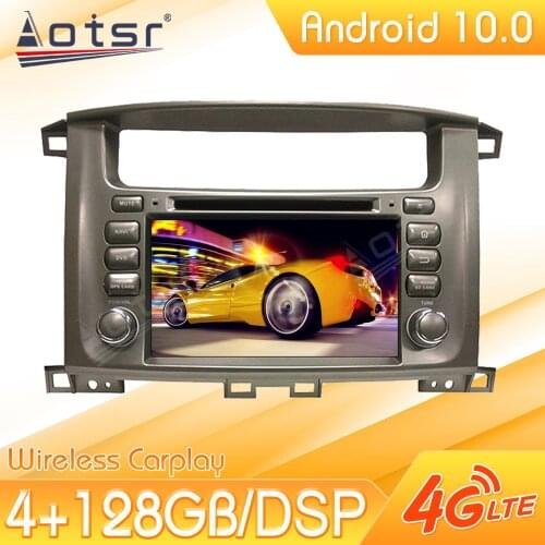 Android Car Multimedia Stereo Player For TOYOTA Land Cruiser 100 LC100 1998-2006 2007 Tape Radio Video GPS Navi Head Unit 2 Din