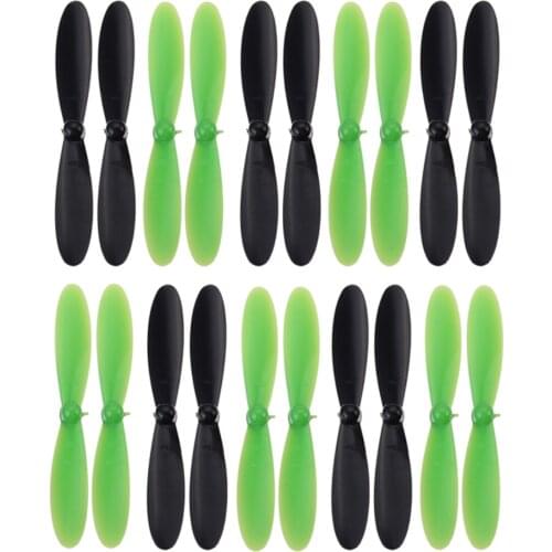 20pcs/set 5.5*0.8cm Propeller Blade Rotor Blades Propellers Props RC Spare Part For Hubsan X4 Quadcopter Motor H107L H107C
