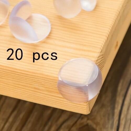 20pcs Baby Caring Corner Guards Premium Protectors Furniture Bumpers Anti-Collision Angle Round Safety Guards Sharp Edge Protect
