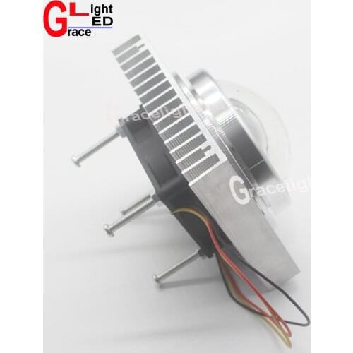 20W 30W 50W LED 100mm aluminum Heatsink radiator with fan and LED Len for led f growth light / led aquarium light DIY