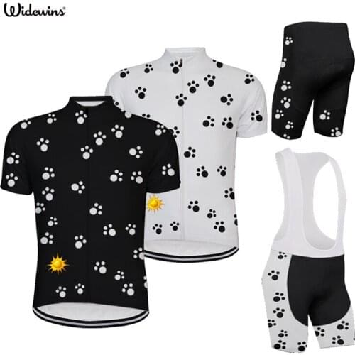 2018 Bike Cycling Jersey Cycle Cycling Clothing Roupa Ciclismo/Quick-Dry Racing Bike Jerseys/Racing Bicycle footprints bike 5237