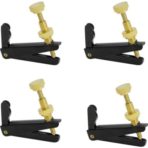 4/4 3/4 Cello Fine-tuning Four Sets Copper-plated Material Is Not Easy To Rust Fine-tuning Black Gold Screws Are Smooth