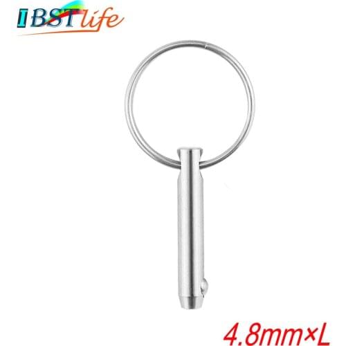 4.8mm Marine Grade 316 Stainless Steel 3/16 inch Quick Release Ball Pin for Boat Bimini Top Deck Hinge