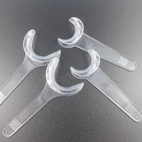 4pcs Dental T-Shape Intraoral Cheek Mouth Lip Retractor Opener Dental Intraoral Mouth Expanders