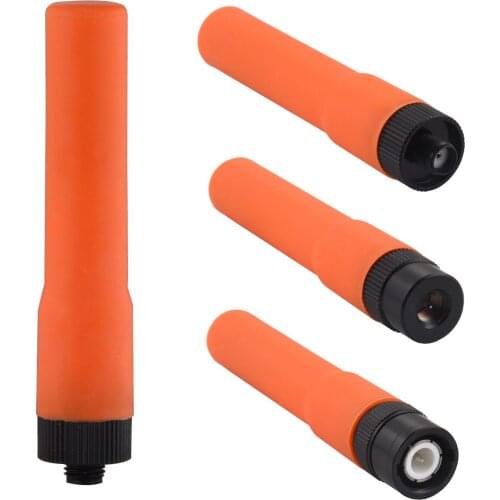 ABBREE ST20 Dual Band SMA-Female/SMA-Male /BNC 144MHz/430MHz SF20 Soft Antenna for HYT TYT BAOFENG Wonxun Walkie Talkie