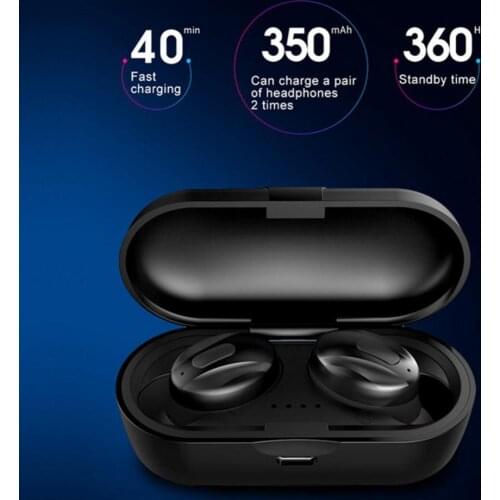 XG13 Wireless Headphones Bluetooth Sport 5.0 Wireless Headset Waterproof Headsets Bass Stereo In-Ear Earbuds for iOS and Android