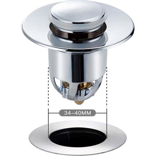 Eco-Friendly Strong Wash Basin Draining Filter Silver Color Drain Stopper Anti-Corrosion for Kitchen