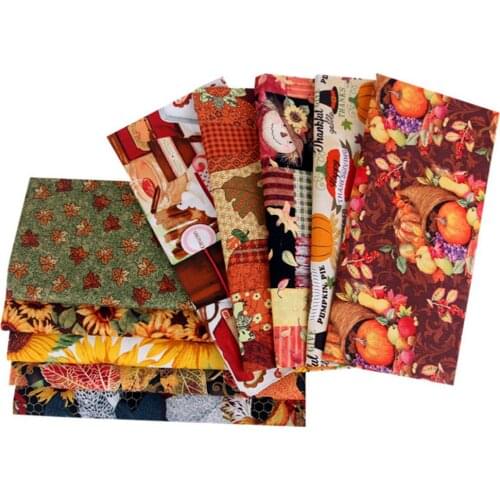 Thanksgiving Themed Cotton Fabric DIY Sewing Widely Used Fabric