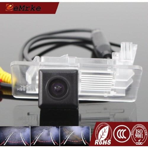 EEMRKE For Skoda Octavia 3 III Combi Wagon 2013-2017 Dynamic Trajectory Parking Line Car Rearview Reversing Tracks Camera