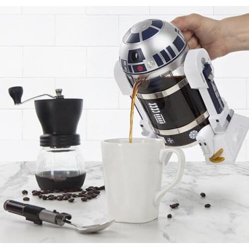 Coffee Maker Star R2D2 Robot Home Mini Hand Coffee Maker Coffee Pot Mocha To Send Friends Birthday Gifts Coffee Machine
