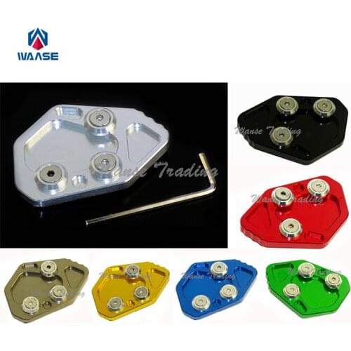 Motorcycle Kickstand Foot Side Stand Extension Pad Support Plate for BMW K1200R K1200S K1200 R S 2005 2006 2007 2008