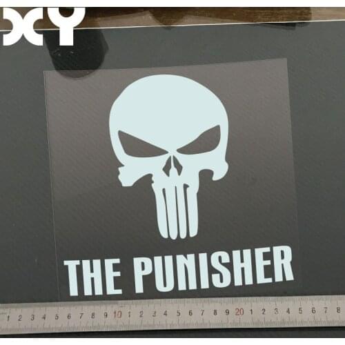 Reflective Sneak Whimsy Ghost Rider Skull Punisher Car Stickers Decal Body Parts Accessories Decoration Stickers Drop Shipping