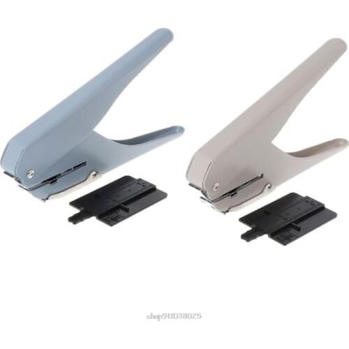 Mushroom Hole T-type Office Punches Paper Cutter Loose Sheet DIY School Supplies Scrapbooking Puncher Binding Holes F24 Dropship