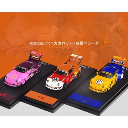 Time Micro TM 1:64 RWB MAJIN BUU GOKU VEGETA Die-cast Model Car