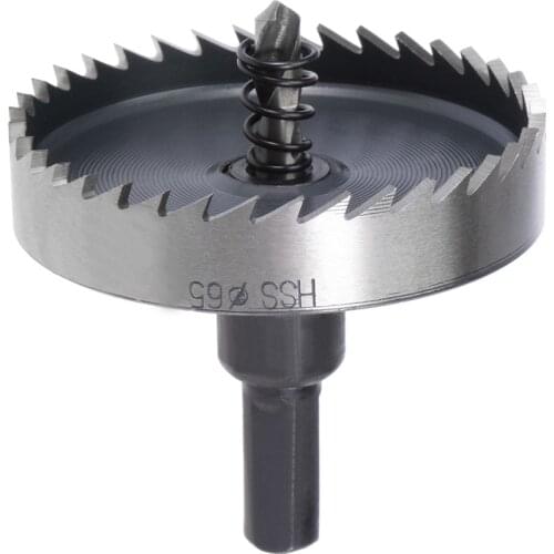 Uxcell Hot Sale 65/53/55/75/80/50/45mm Cutting Dia.Metal Alloy HSS Stainless High Speed Steel Drill Bit Hole Saw Cutter,Home DIY